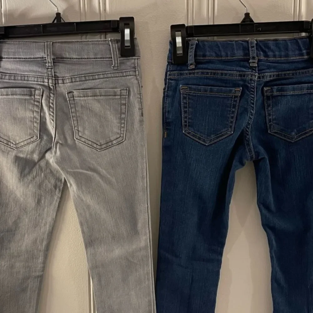 2 Pair The Children’s Place Girls‎ Skinny Jeans Adjustable Waist Size 6Slim